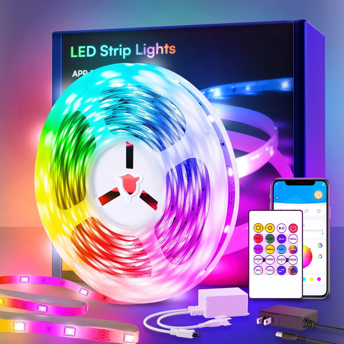 Vibrant Color LED Light StripsTM