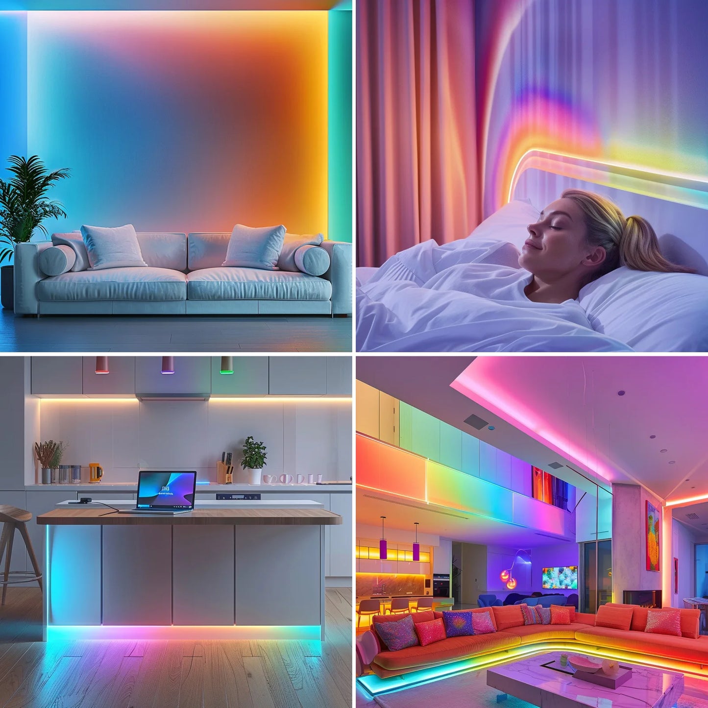 Vibrant Color LED Light StripsTM